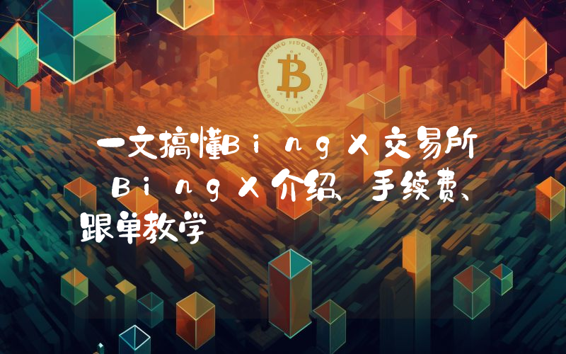 一文搞懂BingX交易所｜BingX介绍、手续费、跟单教学