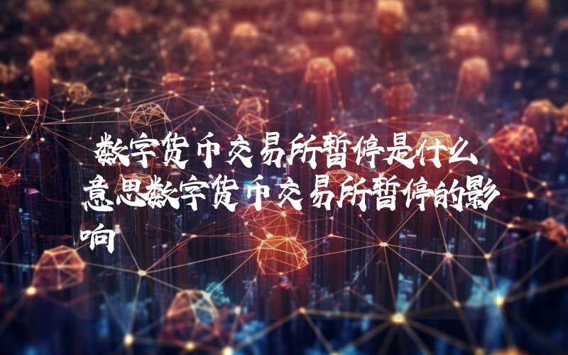 数字货币交易所暂停是什么意思数字货币交易所暂停的影响