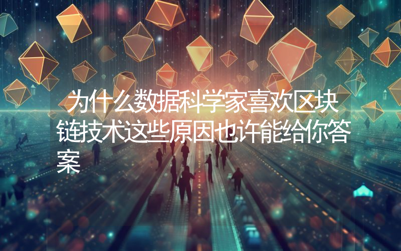 为什么数据科学家喜欢区块链技术这些原因也许能给你答案