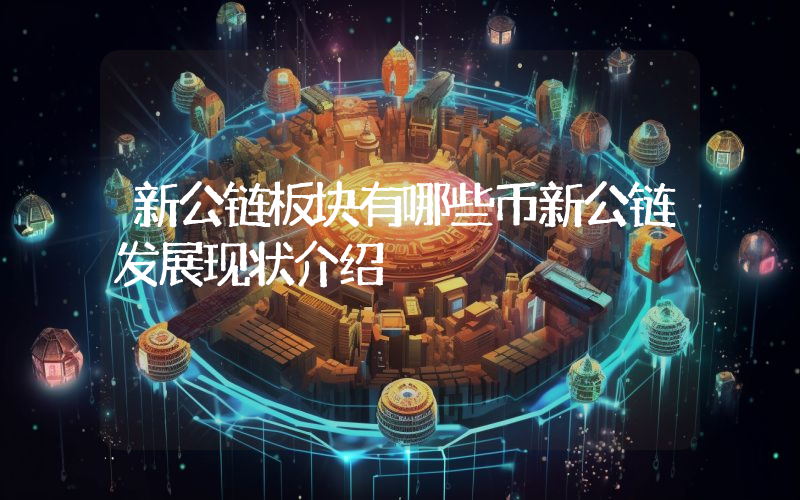 新公链板块有哪些币新公链发展现状介绍