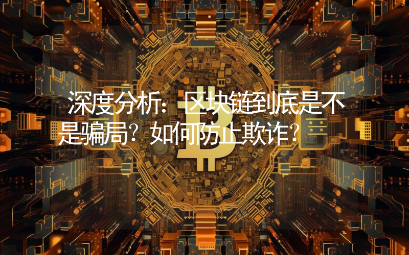 深度分析：区块链到底是不是骗局？如何防止欺诈？