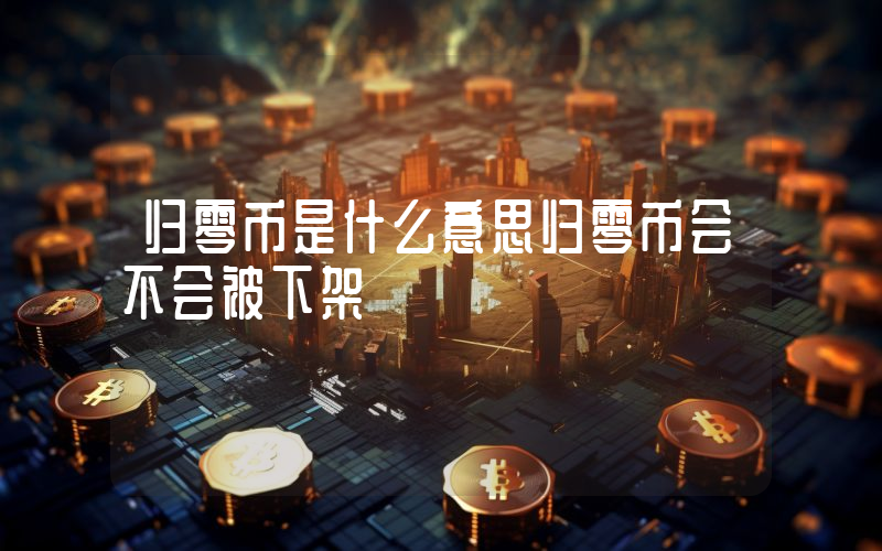归零币是什么意思归零币会不会被下架