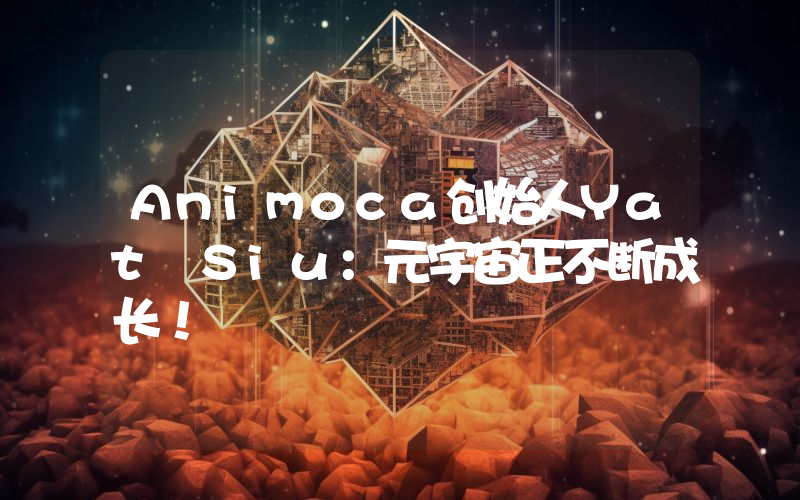 Animoca创始人Yat Siu：元宇宙正不断成长！