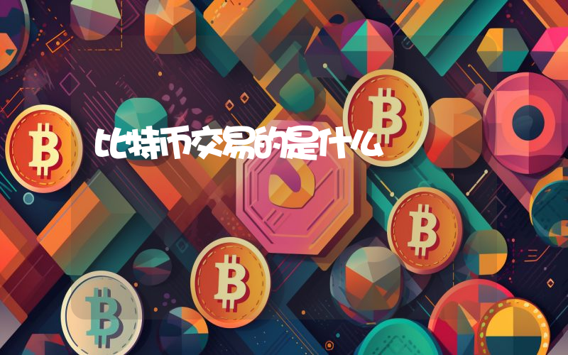 比特币交易的是什么