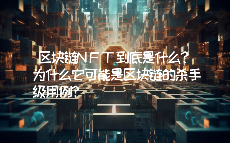 区块链NFT到底是什么？为什么它可能是区块链的杀手级用例？