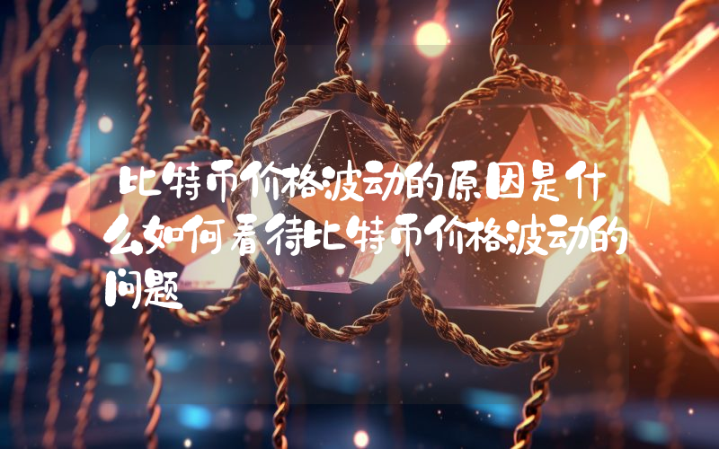 比特币价格波动的原因是什么如何看待比特币价格波动的问题