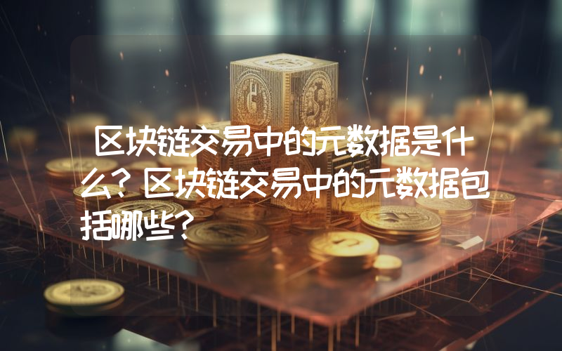 区块链交易中的元数据是什么？区块链交易中的元数据包括哪些？