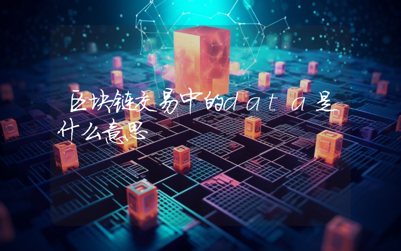 区块链交易中的data是什么意思