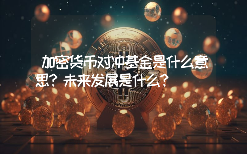 加密货币对冲基金是什么意思？未来发展是什么？
