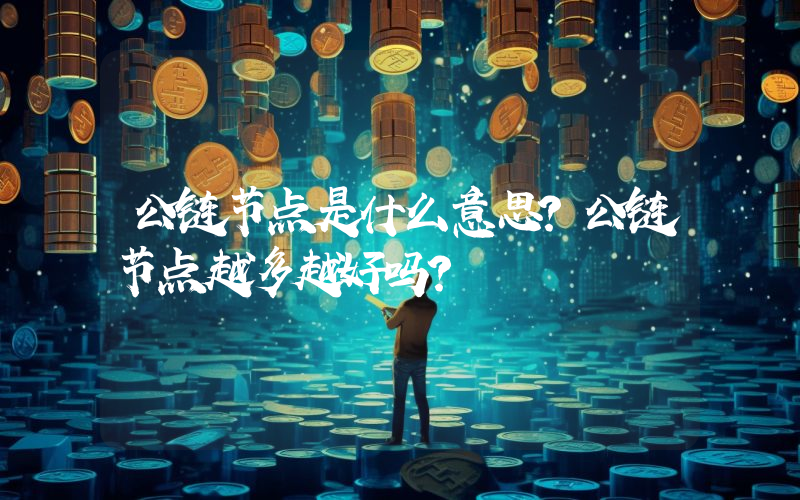 公链节点是什么意思？公链节点越多越好吗？