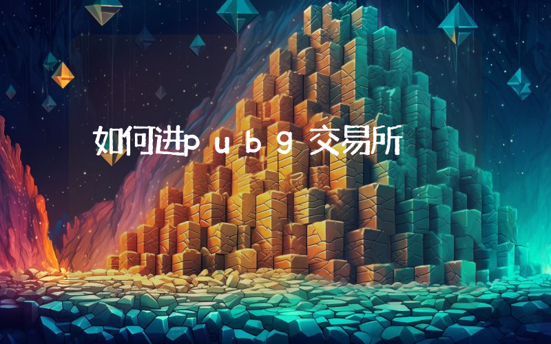 如何进pubg交易所