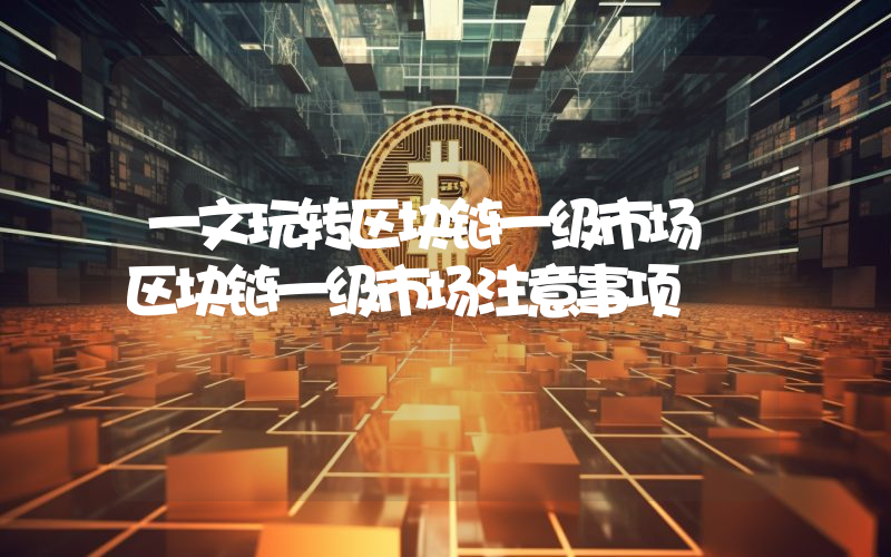 一文玩转区块链一级市场 区块链一级市场注意事项