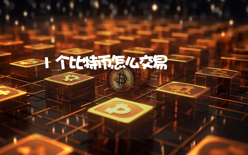 1个比特币怎么交易
