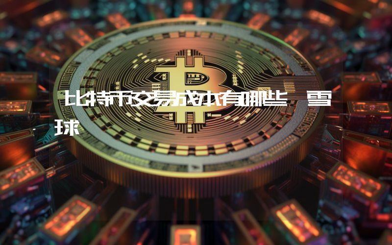比特币交易成本有哪些 雪球
