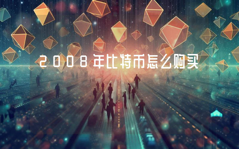2008年比特币怎么购买