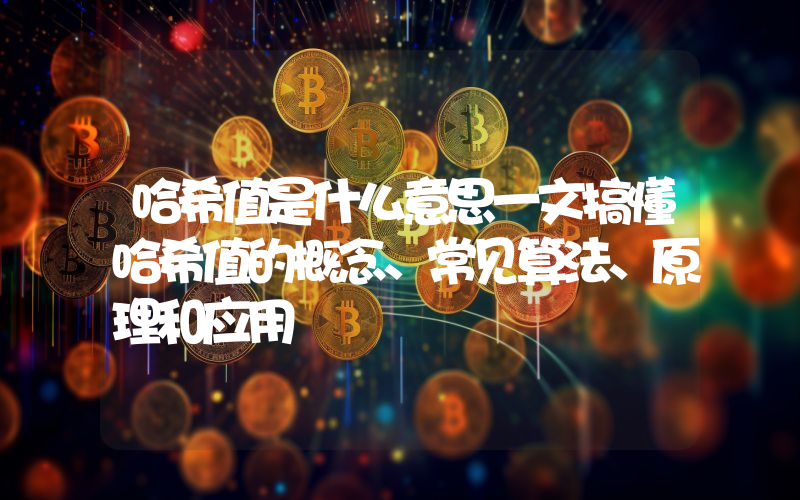 哈希值是什么意思一文搞懂哈希值的概念、常见算法、原理和应用