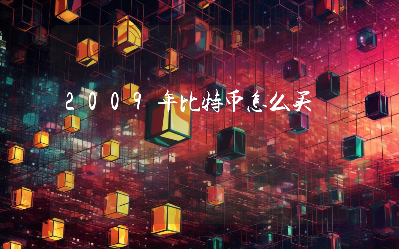 2009年比特币怎么买