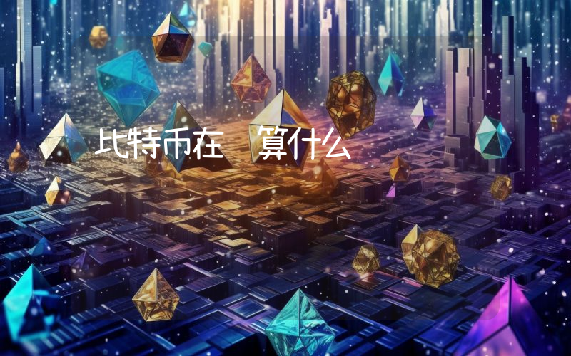 比特币在计算什么