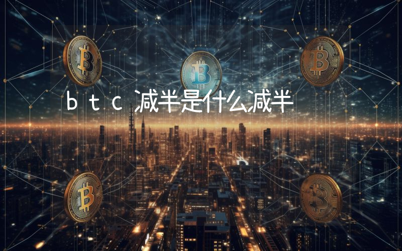 btc减半是什么减半
