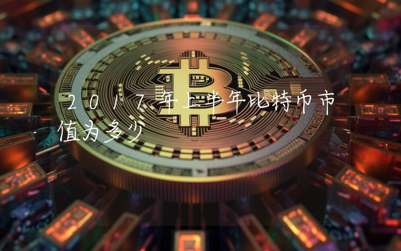 2017年上半年比特币市值为多少