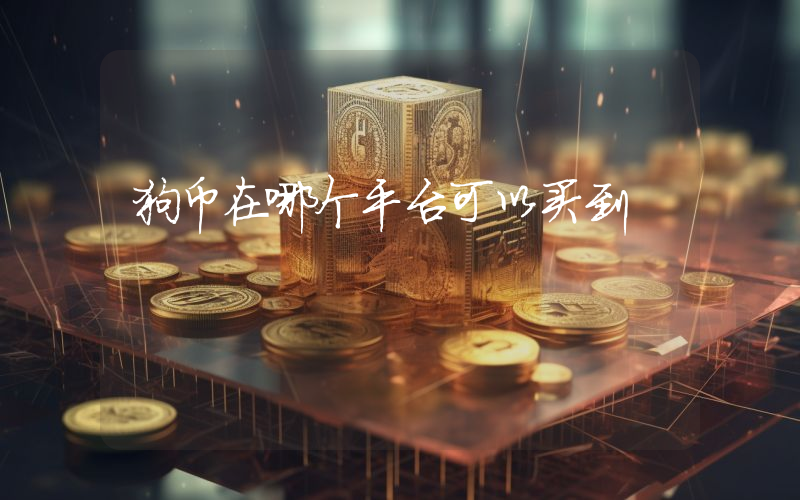 狗币在哪个平台可以买到
