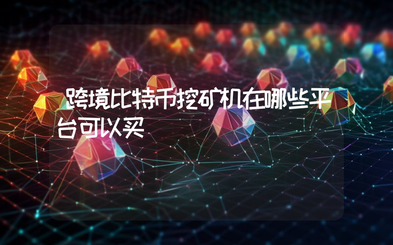 跨境比特币挖矿机在哪些平台可以买