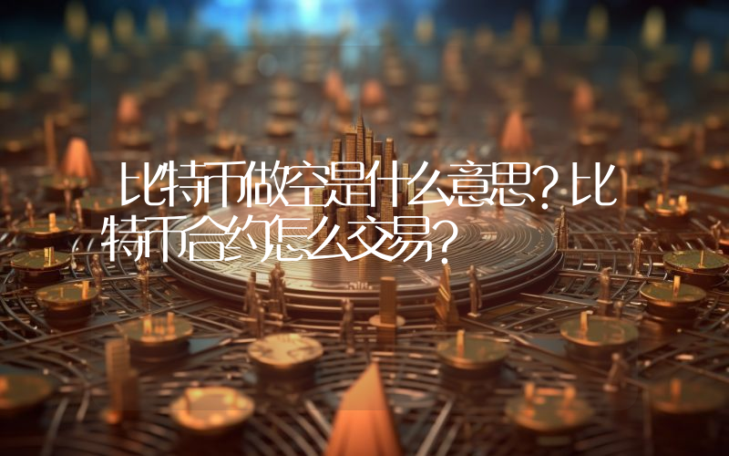 比特币做空是什么意思？比特币合约怎么交易？