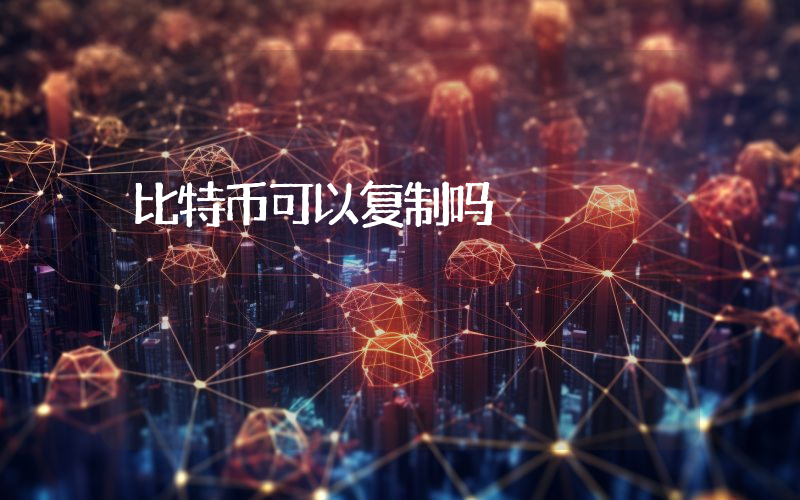 比特币可以复制吗