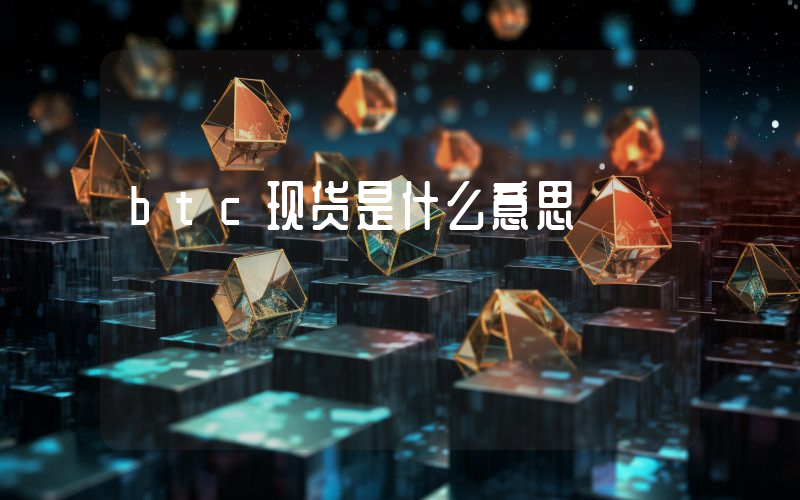 btc现货是什么意思