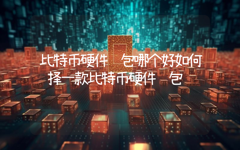 比特币硬件钱包哪个好如何选择一款比特币硬件钱包