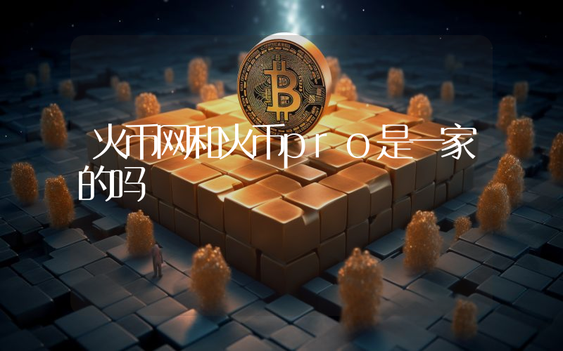 火币网和火币pro是一家的吗
