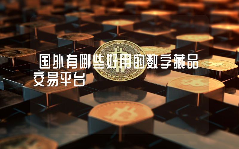 国外有哪些好用的数字藏品交易平台