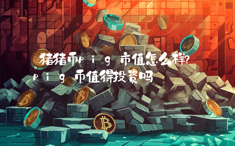 猪猪币pig市值怎么样？pig币值得投资吗