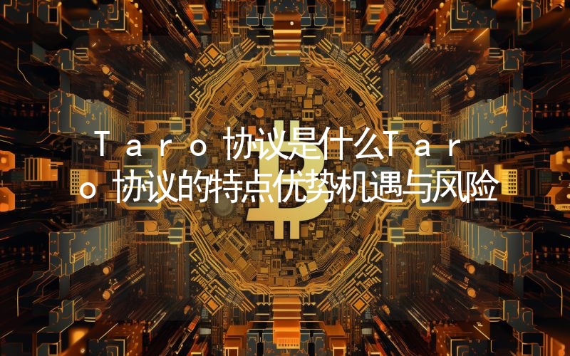 Taro协议是什么Taro协议的特点优势机遇与风险