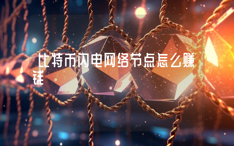 比特币闪电网络节点怎么赚钱