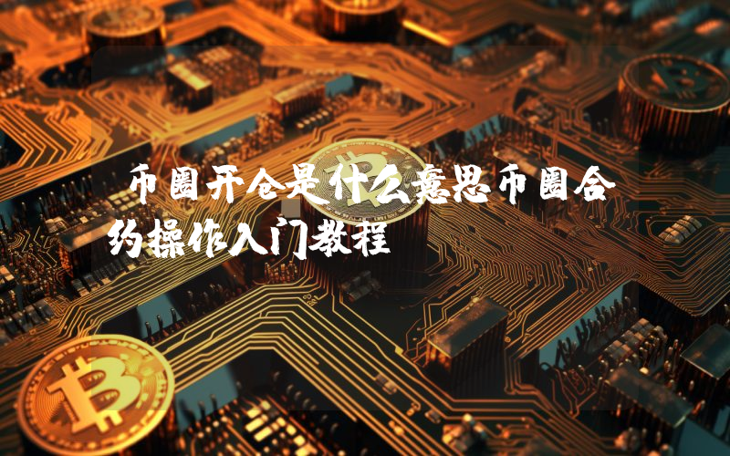 币圈开仓是什么意思币圈合约操作入门教程