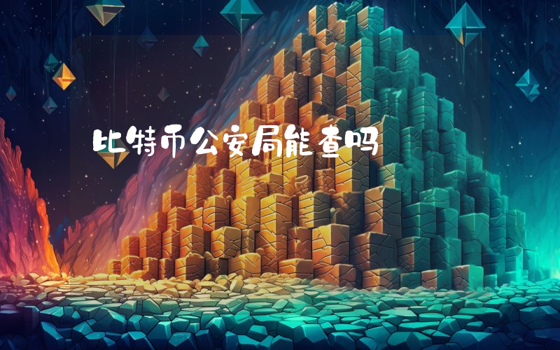 比特币公安局能查吗