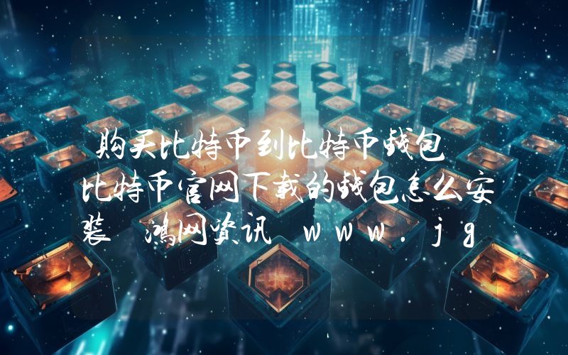 购买比特币到比特币钱包 比特币官网下载的钱包怎么安装 鸿网资讯 www.jgtcsb.com
