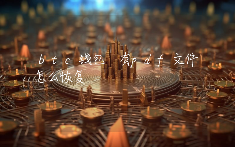 btc钱包 有pdf文件怎么恢复