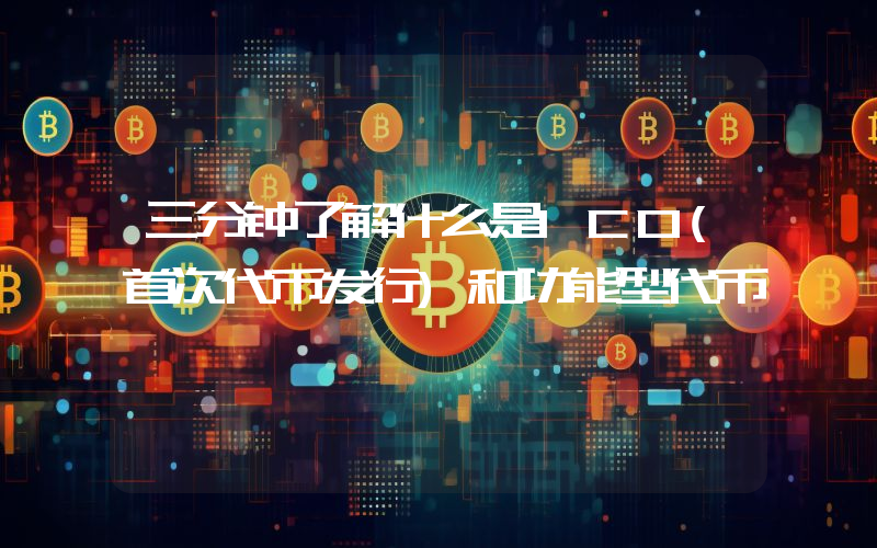 三分钟了解什么是ICO(首次代币发行)和功能型代币
