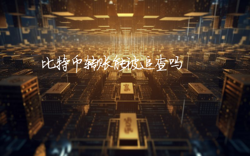比特币转账能被追查吗