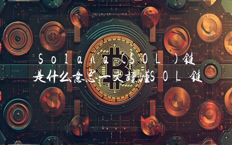 Solana(SOL)链是什么意思一文读懂SOL链