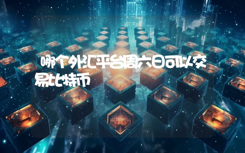 哪个外汇平台周六日可以交易比特币