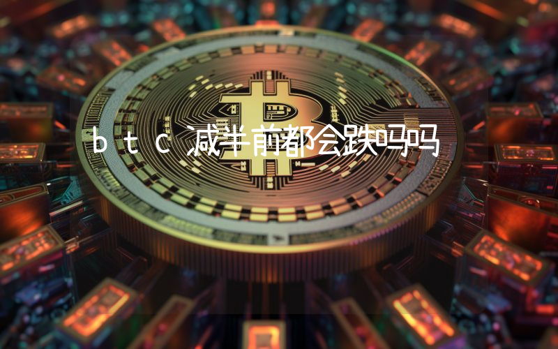 btc减半前都会跌吗吗