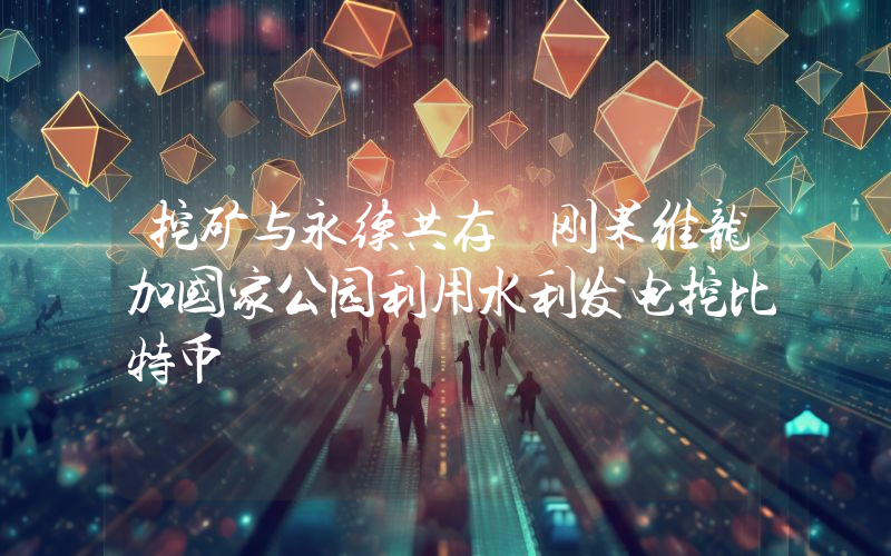 挖矿与永续共存 刚果维龙加国家公园利用水利发电挖比特币
