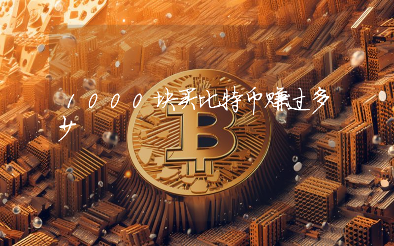 1000块买比特币赚过多少