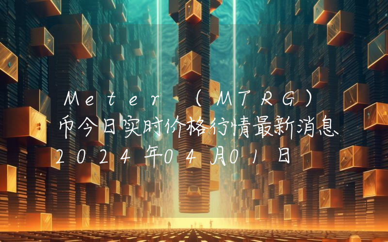 Meter (MTRG)币今日实时价格行情最新消息2024年04月01日