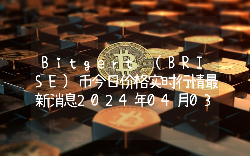 Bitgert (BRISE)币今日价格实时行情最新消息2024年04月03日