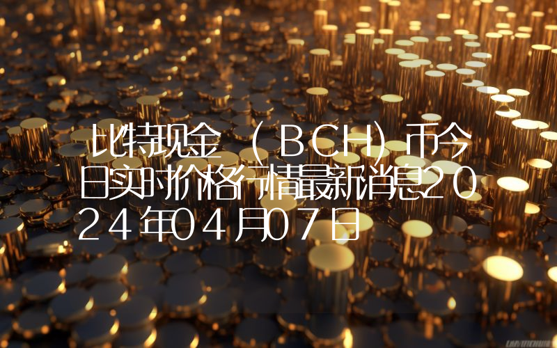 比特现金 (BCH)币今日实时价格行情最新消息2024年04月07日
