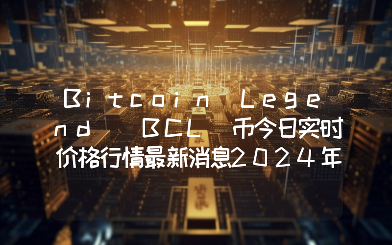 Bitcoin Legend (BCL)币今日实时价格行情最新消息2024年04月07日